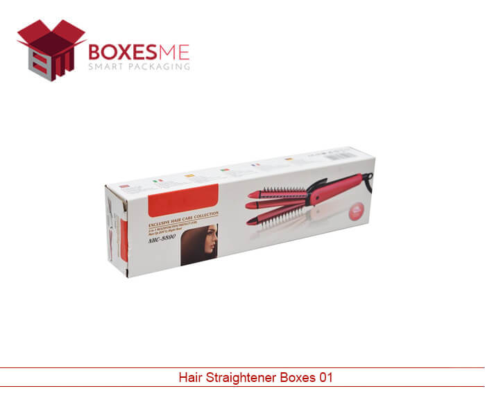 Custom Printed Hair Straightener Packaging Boxes NYC BoxesMe